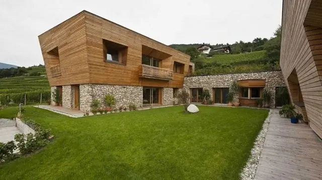 дизайн виллы House Brunner контрастные материалы дизайн виллы House Brunner контрастные материалы