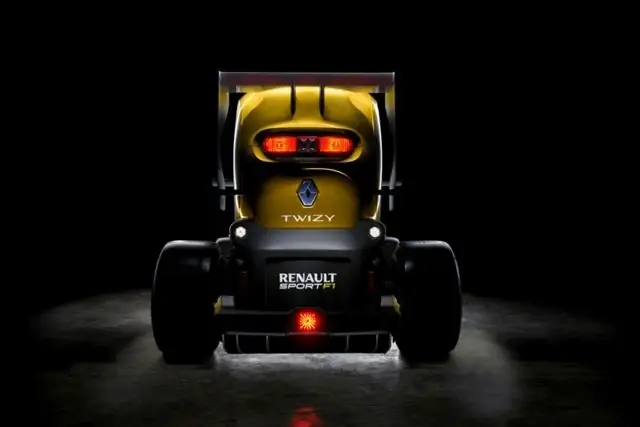 Renault Twizy спортивный дизайн желтый Renault Twizy спортивный дизайн желтый