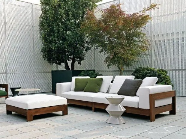 Современный садовый диван Minotti Современный садовый диван Minotti