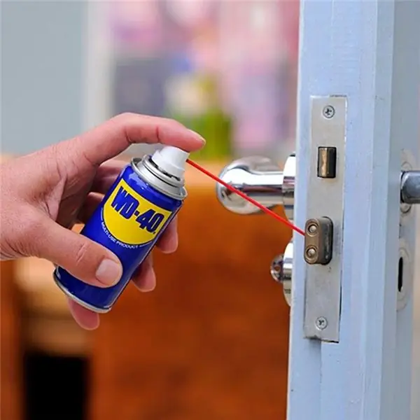 wd40 использует замок-дверь-вход-дом
