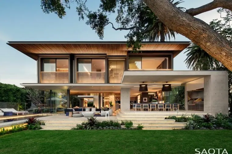 Архитектурное бюро SAOTA спроектировало роскошный дом Double Bay house в Австралии