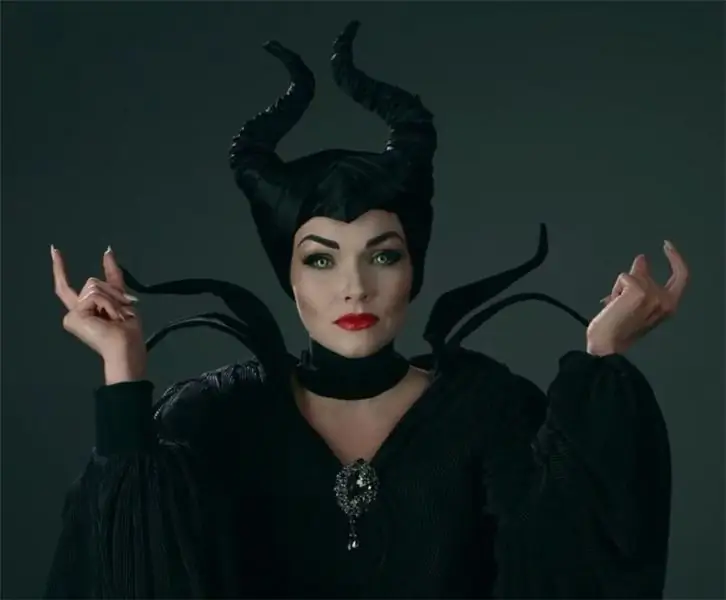 Макияж на Хэллоуин Maleficent Woman-Tuto-Video Макияж на Хэллоуин Maleficent Woman-Tuto-Video