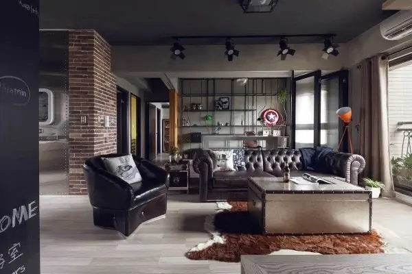 Современный дом с индустриальной мебелью от House Design