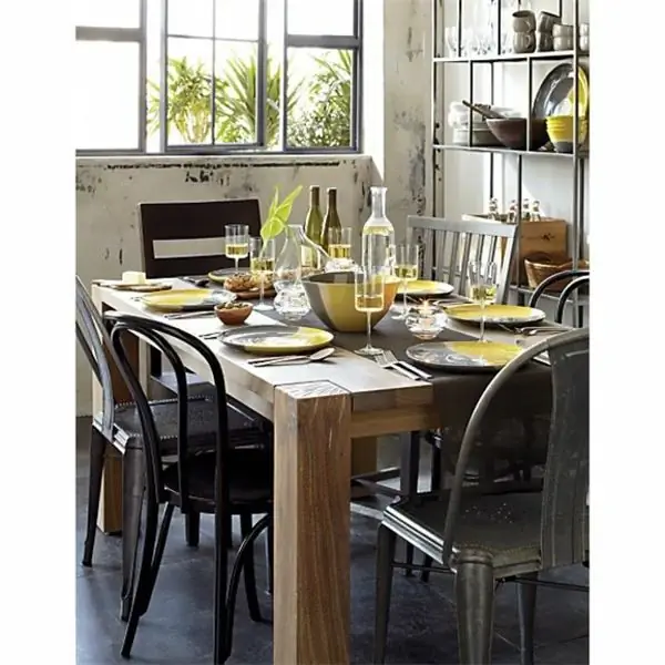Crate & Barrel обеденный стол