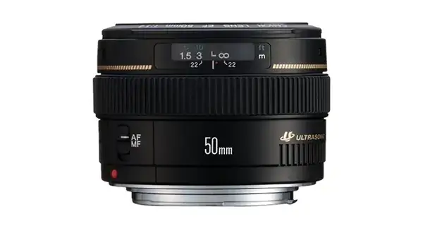 Стандартный и средний телеобъектив Canon EF 50mm f/1.4 USM для зеркальных камер Canon