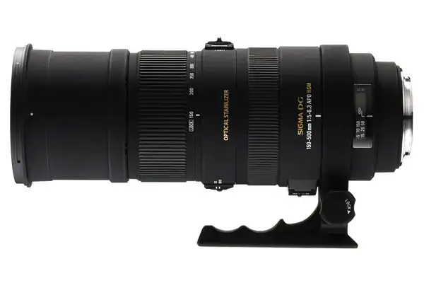 Телеобъектив Sigma 150-500 мм f/5-6,3 AF APO DG OS HSM с зумом для цифровых зеркальных камер Canon