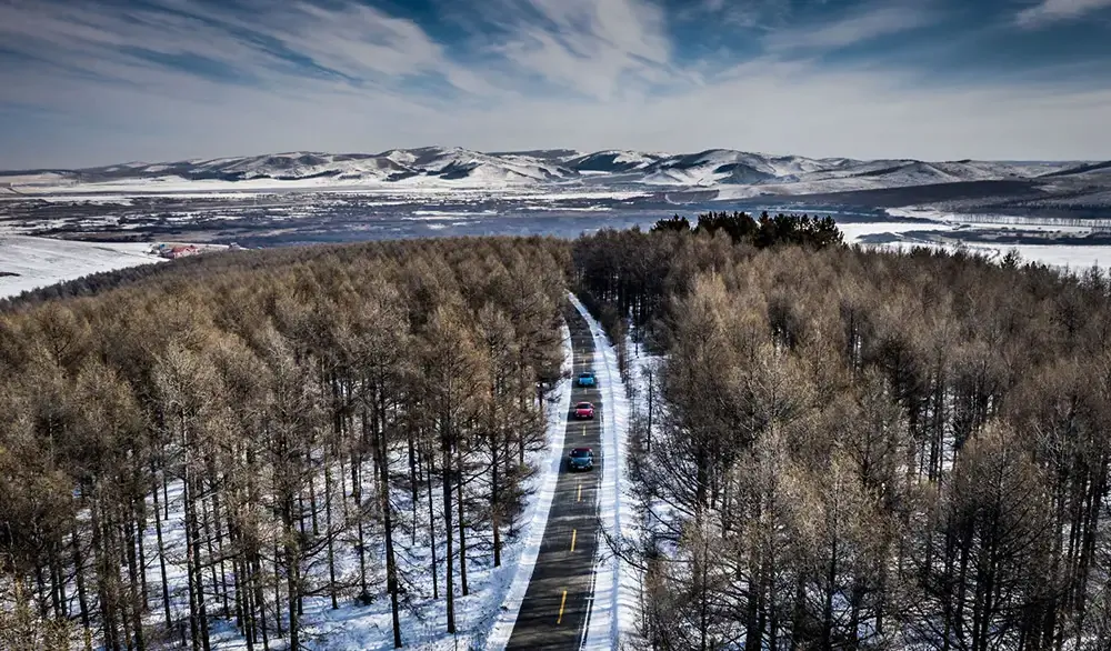 Porsche Ice Experience: фотограф Кай Хартманн сделал потрясающий снимок в Северном Китае, Внутренняя Монголия