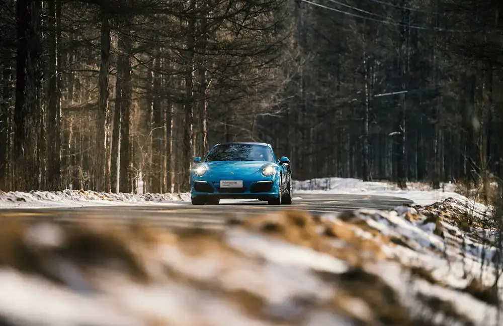 Porsche Ice Experience: фотограф Кай Хартманн сделал потрясающий снимок в Северном Китае, Внутренняя Монголия