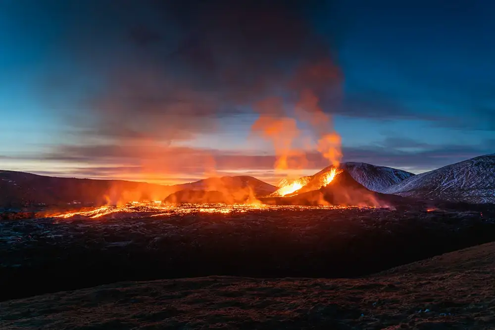 Извержение вулкана в Исландии: серия фотографий Сиггейра Хафстейнссона