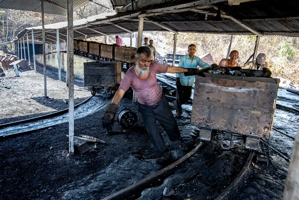 Угольная шахта в Пхусро, Джаркханд Автор: Судипта Дас