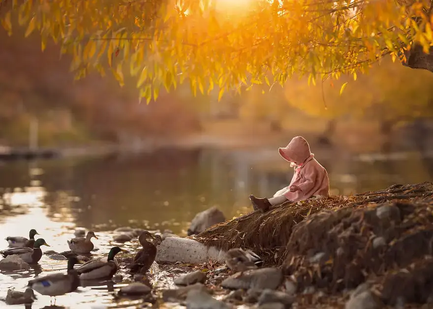 Лиза Холлоуэй: детские фотографии с сельскохозяйственными животными