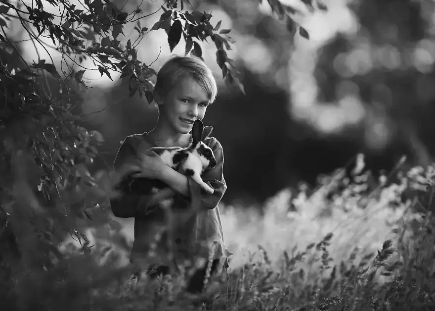 Лиза Холлоуэй: детские фотографии с сельскохозяйственными животными