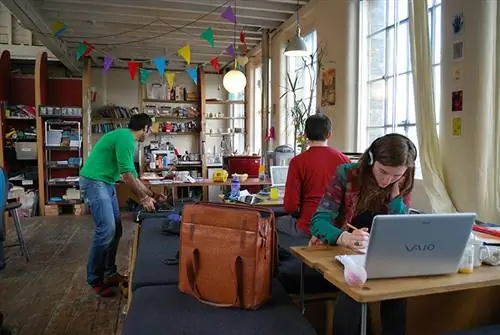 The Hub в Ислингтоне, Лондон, - это коворкинг для фрилансеров