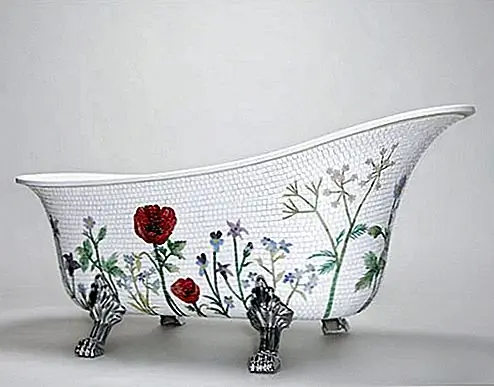 Красочная мозаичная ванна от Mosaic Sweden
