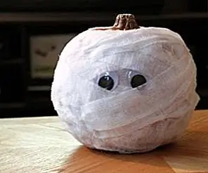 Страшные DIY Mummy Pumpkins