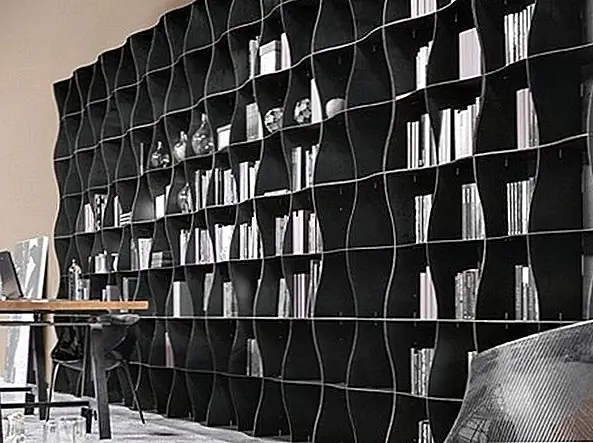 Аналогичный набор характеристик также представлен Iron-i книжным шкафом от Ronda Design. Однако на этот раз блок является модульным, а также имеет регулируемые ножки. Он изготовлен из металлических листов толщиной 2 мм и может быть выполнен как можно большим или малым, если необходимо, объединив необходимое количество модулей. Вы можете найти устройство в натуральном утюге или белой отделке. Аналогичный набор характеристик также представлен Iron-i книжным шкафом от Ronda Design. Однако на этот раз блок является модульным, а также имеет регулируемые ножки. Он изготовлен из металлических листов толщиной 2 мм и может быть выполнен как можно большим или малым, если необходимо, объединив необходимое количество модулей. Вы можете найти устройство в натуральном утюге или белой отделке.