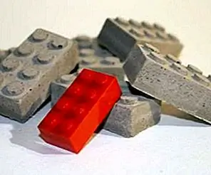 Бетонные блоки Lego от магазина Etsy студии 1015