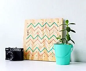 DIY Pegboard String Art