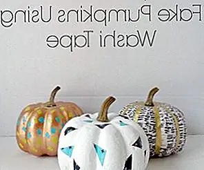 3 способа украсить поддельные тыквы с помощью Washi Tape 3 способа украсить поддельные тыквы с помощью Washi Tape