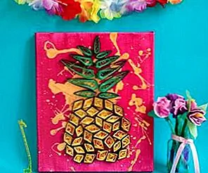 DIY Ананас Wall Art