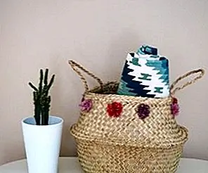 Простая корзина Pom-Pom сделай сам Простая корзина Pom-Pom сделай сам