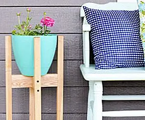DIY Mid Century Inspired Planter DIY Mid Century Inspired Planter