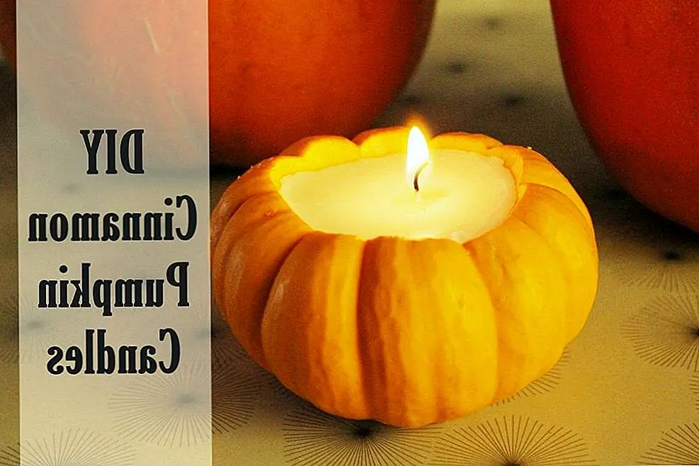 DIY Cinnamon Pumpkin Candle - создать любимую аромату Fall