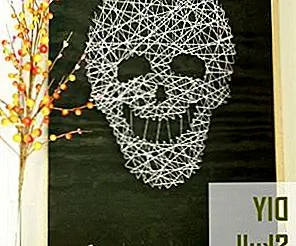 Улыбающийся и жуткий стиль черепа DIY