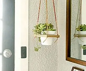 Подставка для подвешивания на макремах DIY Подставка для подвешивания на макремах DIY