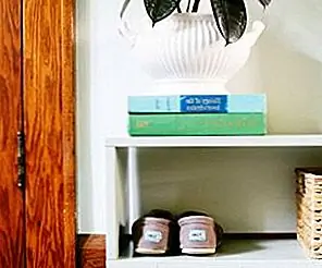 Сделай сам Современный Вдохновленный Entry Shelf Сделай сам Современный Вдохновленный Entry Shelf