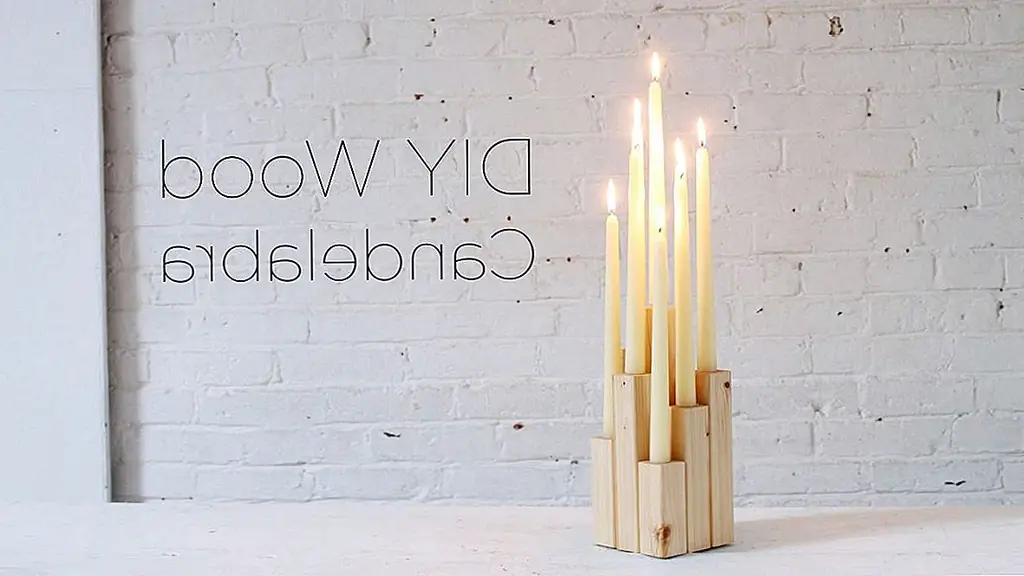 DIY Wood Candelabra: Высокий стиль при низкой стоимости
