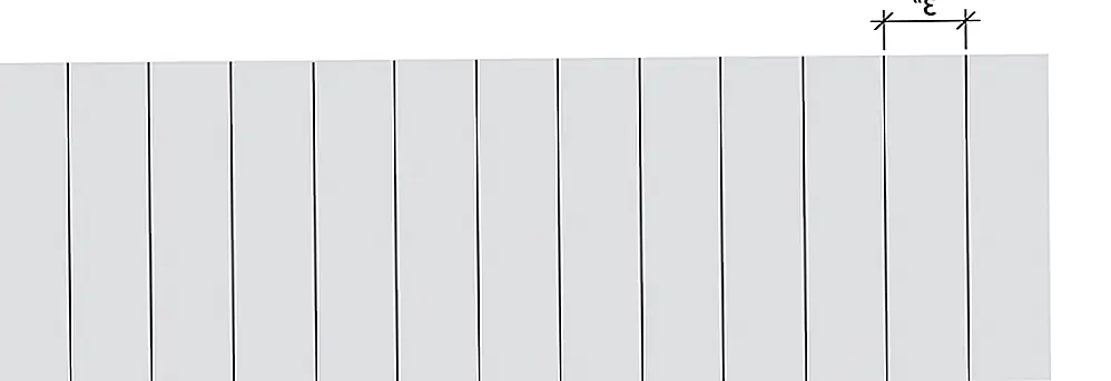 1. Отрежьте 12 "h x 39" прямоугольник из рулона обоев. Сложите аккордеонный стиль каждые 3 ".