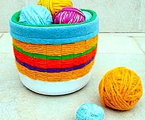 Практичная тканая корзина с DIY Практичная тканая корзина с DIY