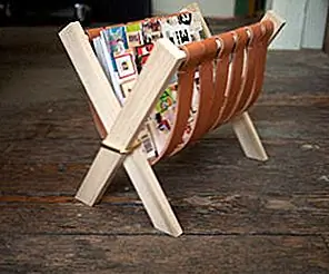 Шкатулка для журналов DIY с кожаными ремнями и деревом Шкатулка для журналов DIY с кожаными ремнями и деревом