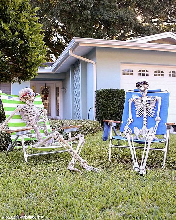 Spooky Halloween Skeleton Decors, которые напугают ваши штаны