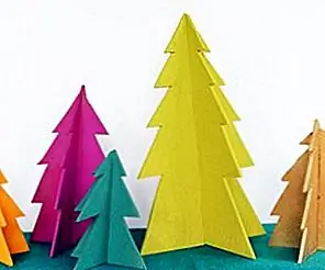 DIY Современные деревянные рождественские елки