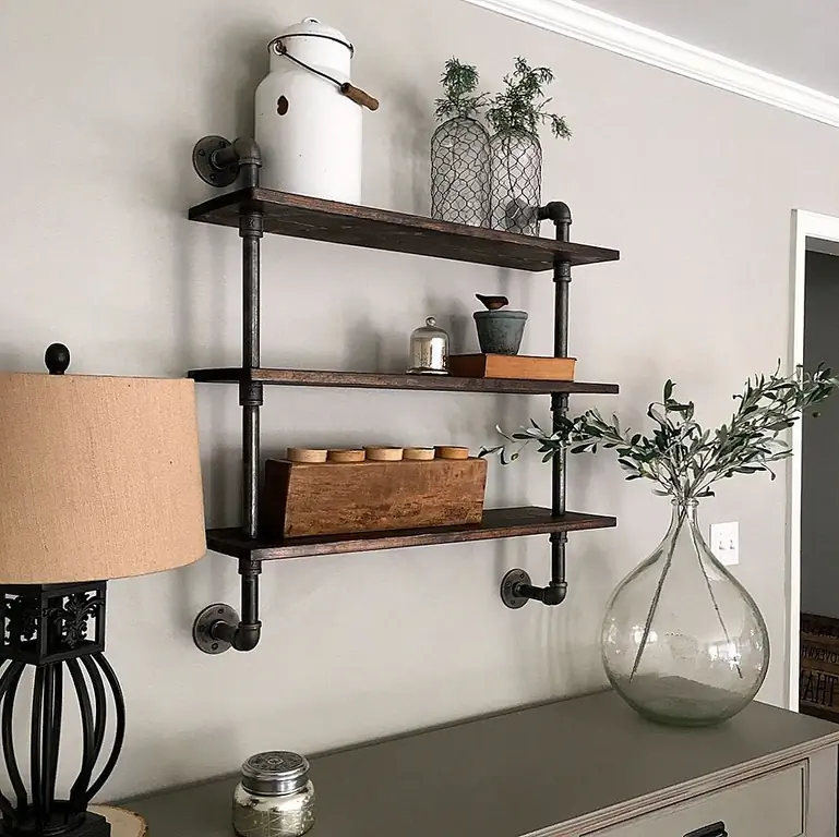 Как построить полки для труб DIY для вашего дома от царапин