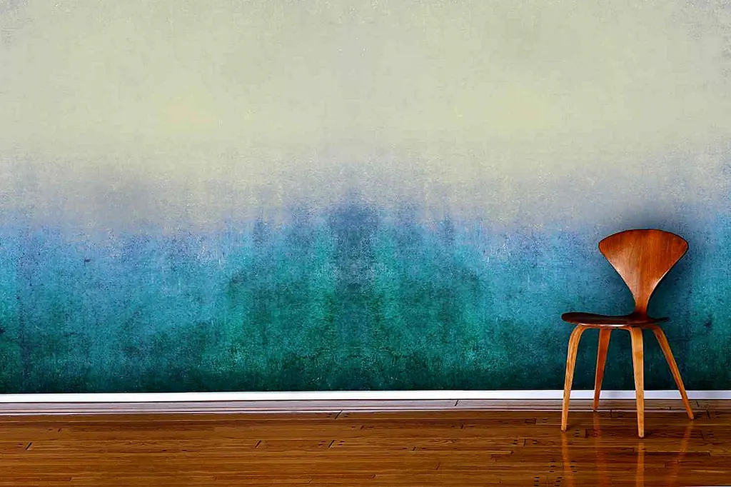 Вы должны любить эффект ombre! Используйте губки, чтобы создать покровную губку вокруг комнаты. Внезапно ваше пространство будет казаться более изобретательным и красочным, чем раньше. (через ель)