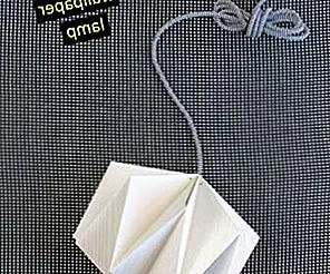 Origami Lampshade из обоев Origami Lampshade из обоев