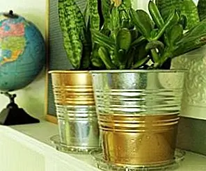 Ikea Hack: DIY Медно-оцинкованные плантационные горшки Ikea Hack: DIY Медно-оцинкованные плантационные горшки