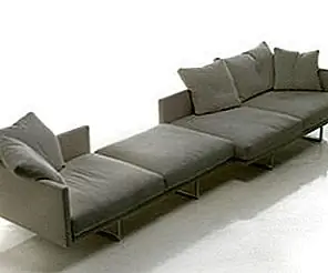 Современный кожаный диван TOOT от Cassina