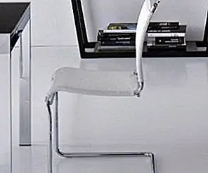 Кожаный стул с воздушной консолью Calligaris Кожаный стул с воздушной консолью Calligaris