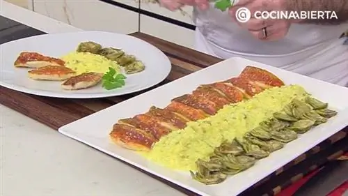 Барабульки с рисом и артишоками Барабульки с рисом и артишоками