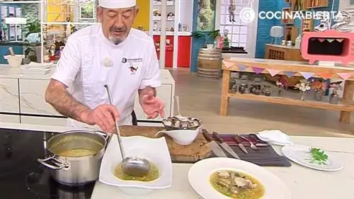 Суп из киноа с моллюсками от Карлоса Аргиньяно, простой и питательный рецепт со вкусом моря - шаг 5