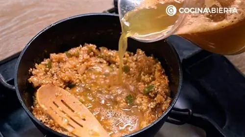Шаг 4 рецепта клейкого риса с креветками Шаг 4 рецепта клейкого риса с креветками