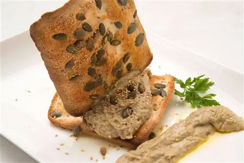 Хумус из баклажанов с семечками Хумус из баклажанов с семечками