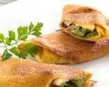 Блинчики с зеленым перцем и сыром Блинчики с зеленым перцем и сыром