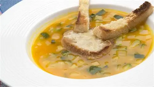 Тыквенный суп с овощами