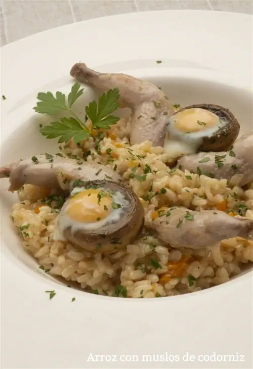 Рис с перепелиными бедрами Рис с перепелиными бедрами