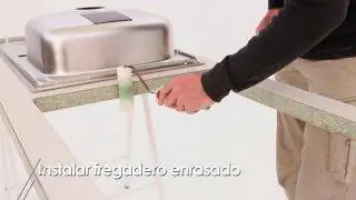 Как установить врезную раковину